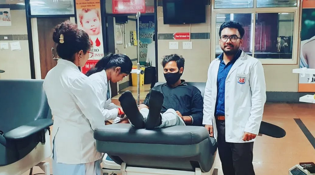 community blood donation event ThinkMDx
