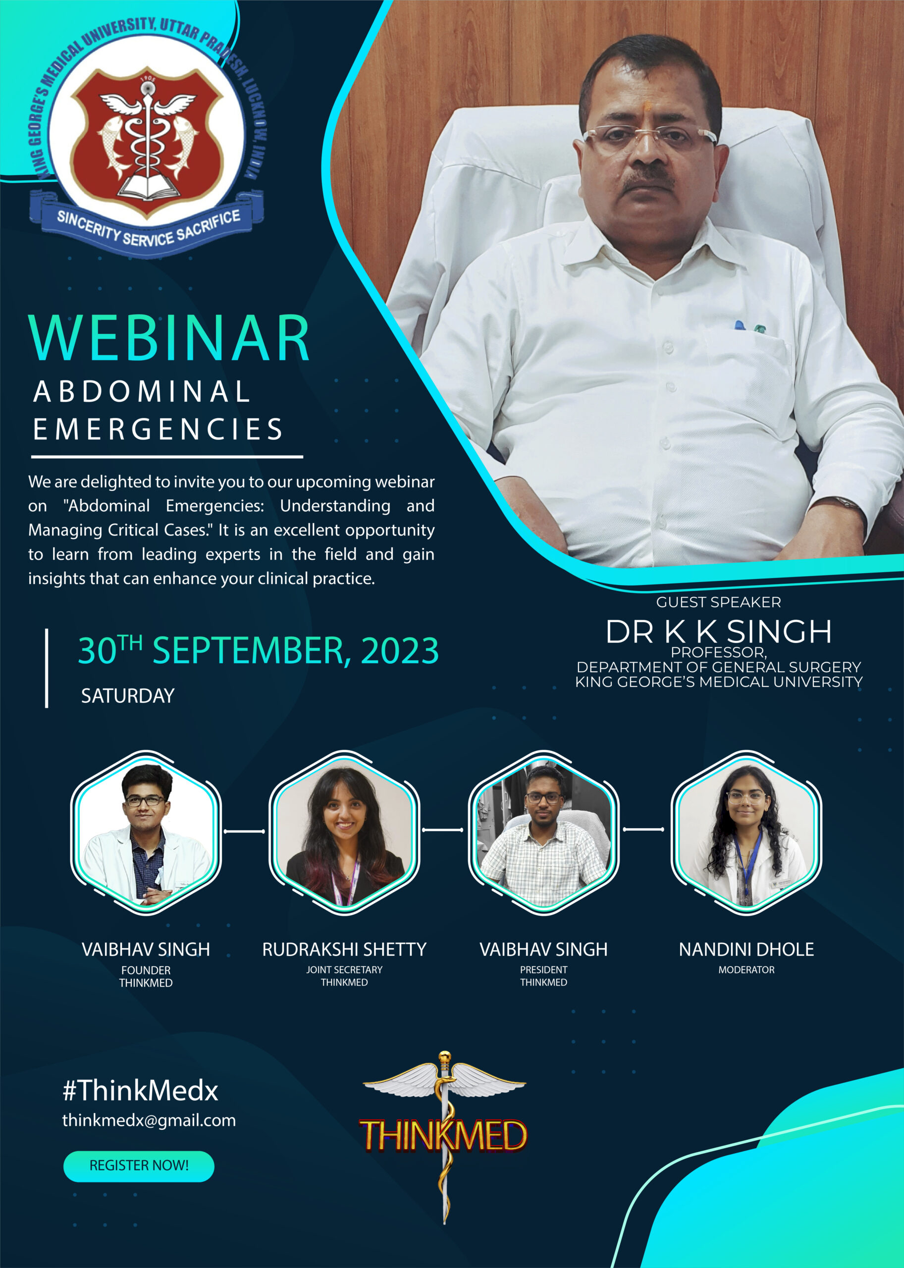 ThinkMDx abdominal emergencies webinar poster